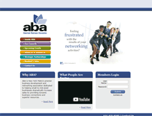 Tablet Screenshot of aba-ny.com
